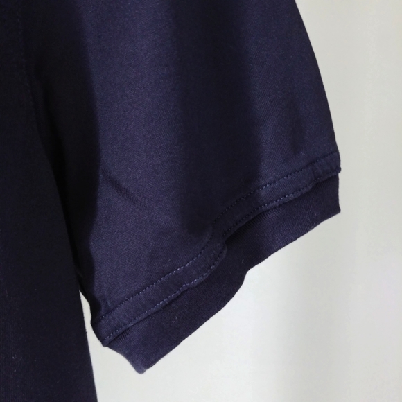 ESCADA Embroidered Dark Blue Cotton T-shirt Size Small Crewneck Top - Picture 8 of 12